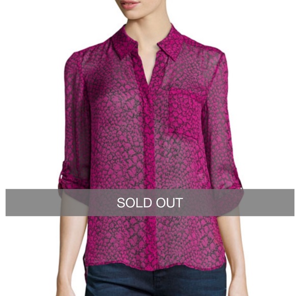 Rare DVF Silk Blouse - Picture 2 of 7